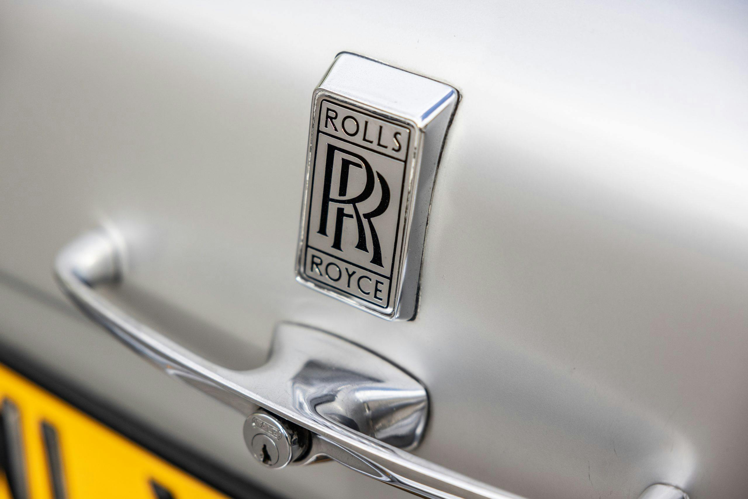 Freddy Mercury 1974 Rolls Royce Silver Shadow trunk badge