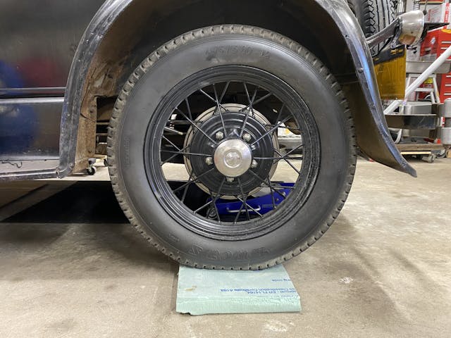 tire on foam insulation
