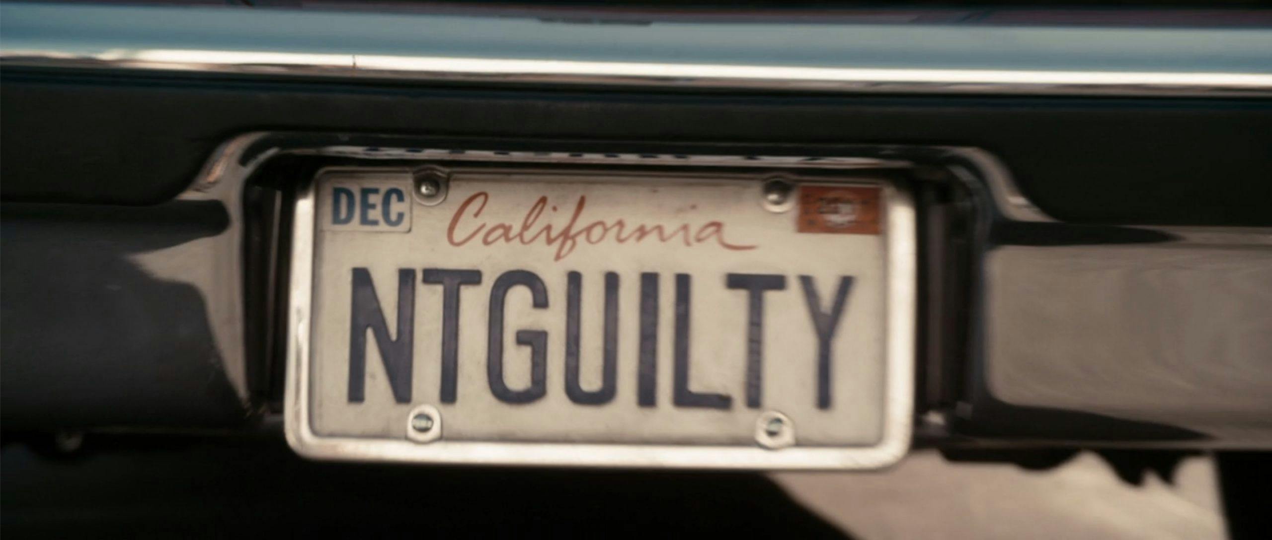 Lincoln Lawyer 2011 film not guilty vanity plate