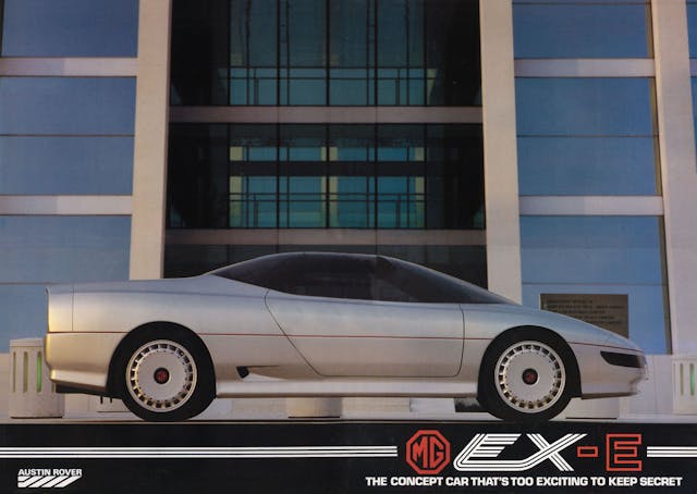 MG EX-E concept car side profile