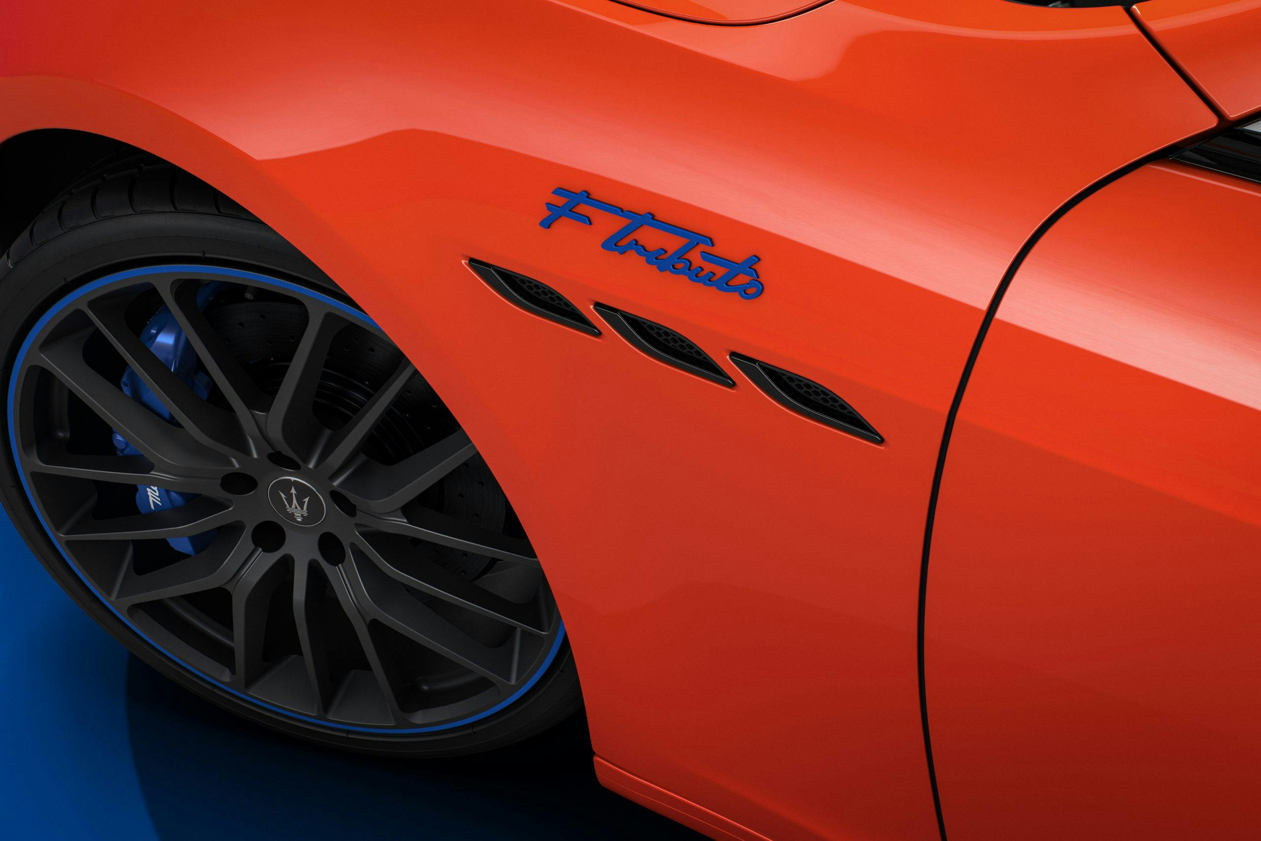 Maserati F Tributo Special Edition exterior detail orange