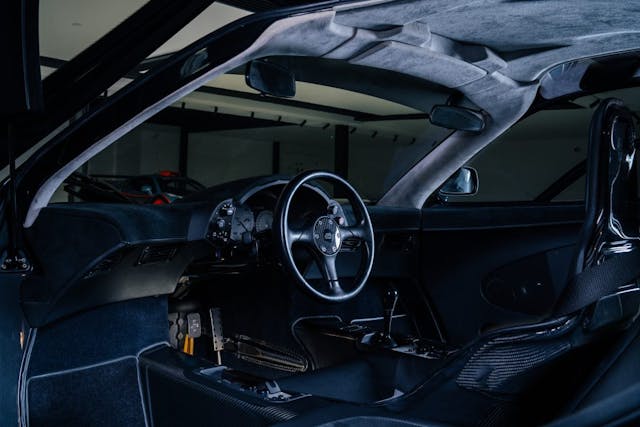 McLaren interior cockpit