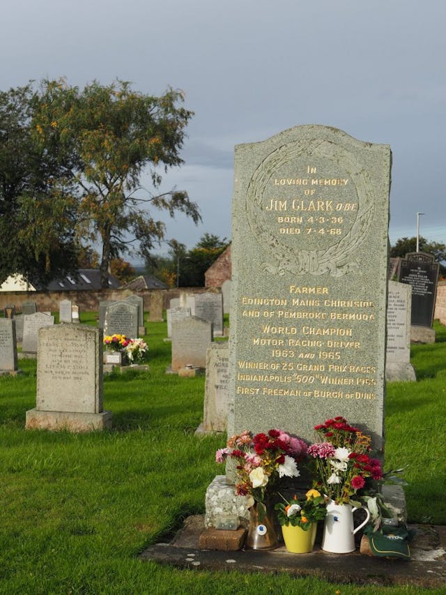Jim Clark's grave