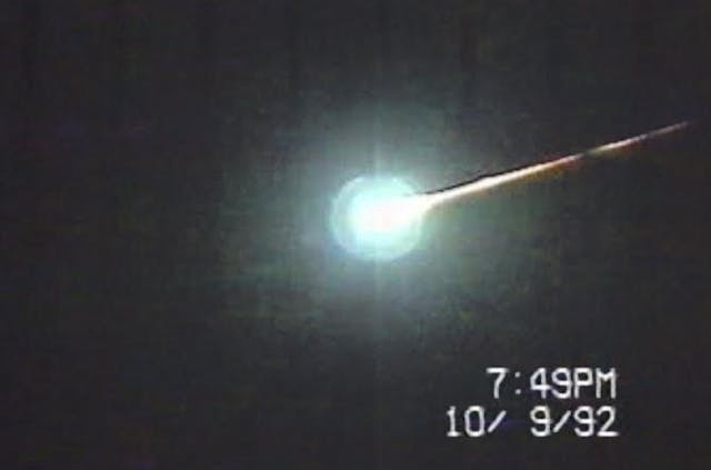 Peekskill Meteorite - In the sky over Pennsylvania