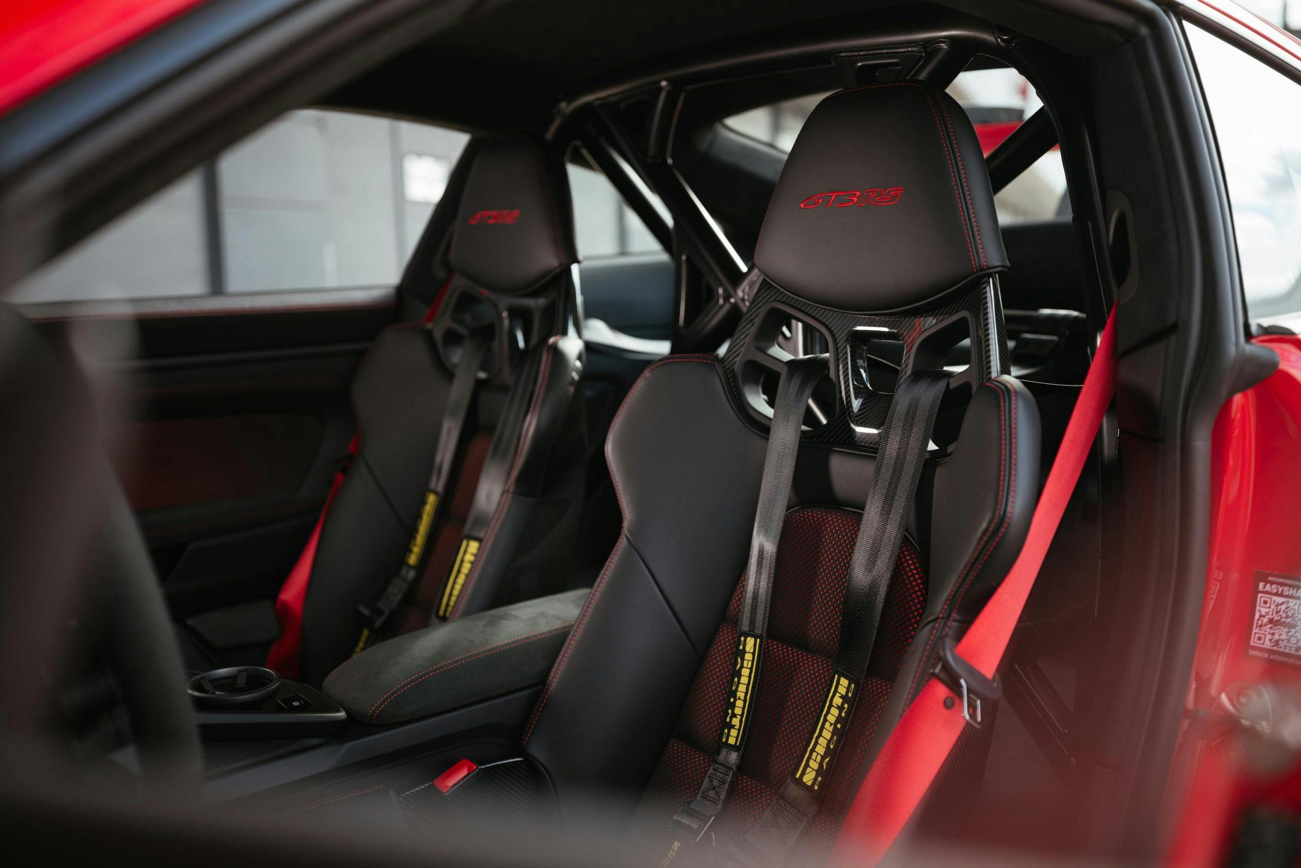 2023 Porsche 911 GT3 RS Guards Red interior seats