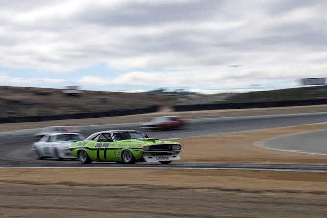 Sam Posey 1970 Challenger T/A racing