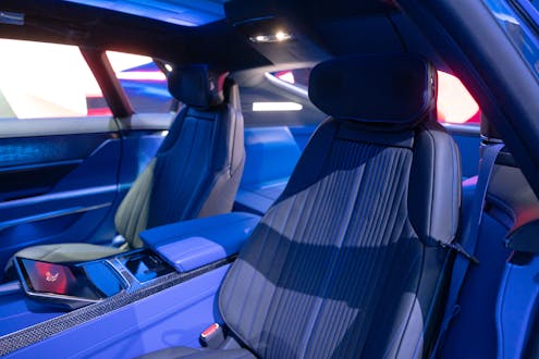 cadillac celestiq reveal interior chairs rear