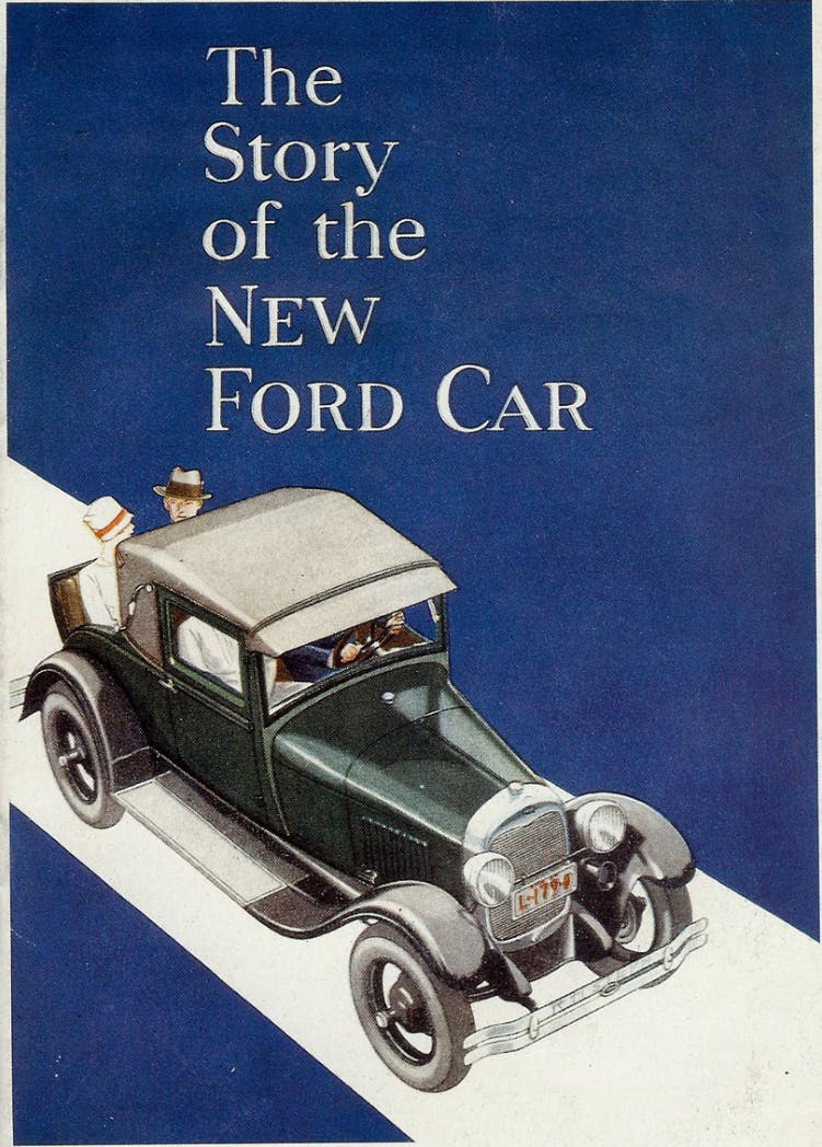 1928 Ford Model A Sales Brochure
