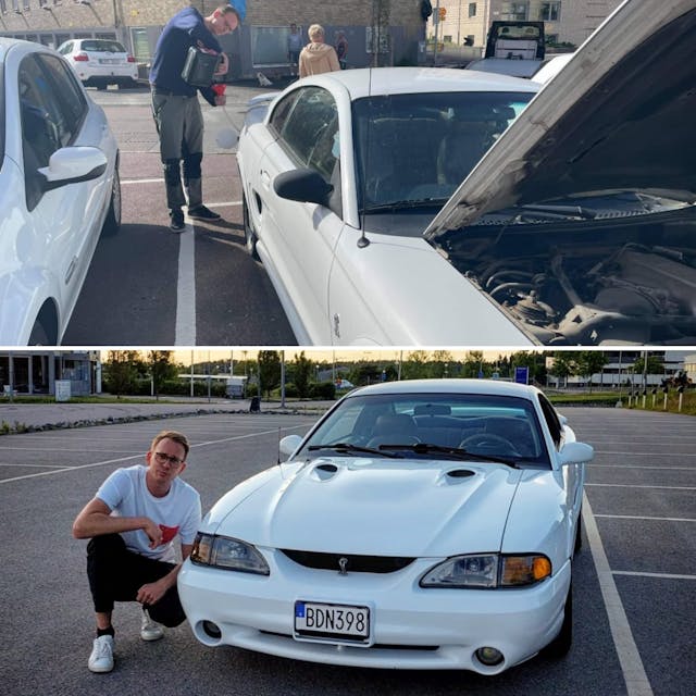 Mustang Cobra SVT before after
