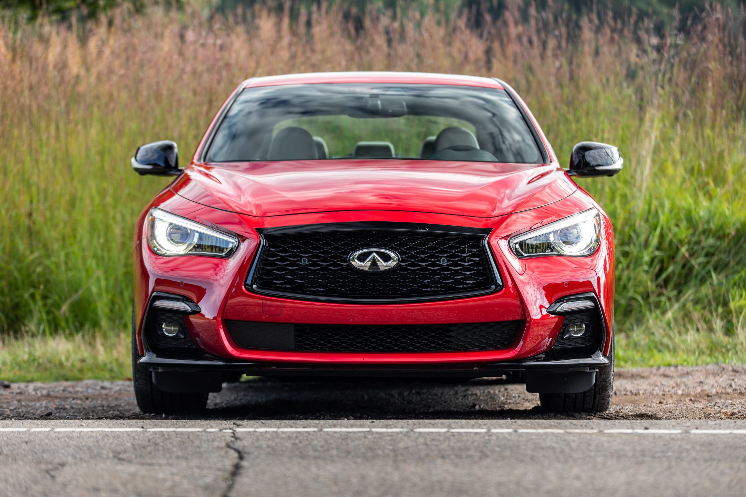 q50 red sport 400 top speed