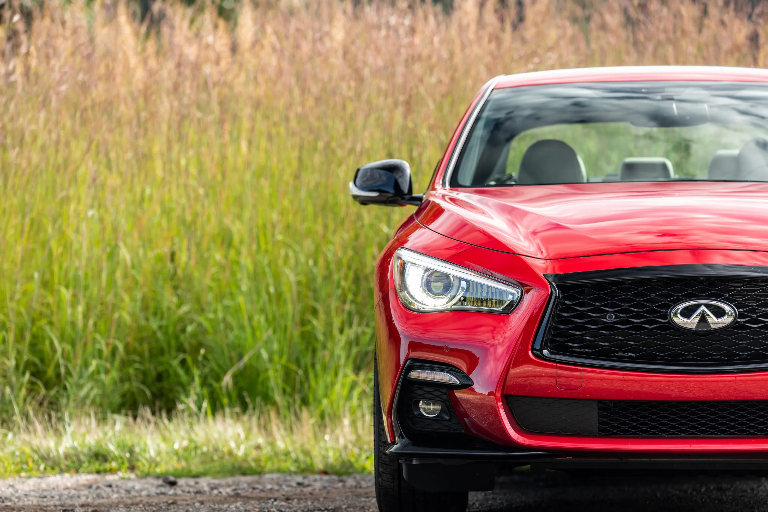 2022 Infiniti Q50 Red Sport 400 front