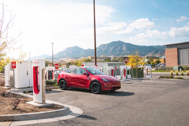 Tesla Supercharger Lots California
