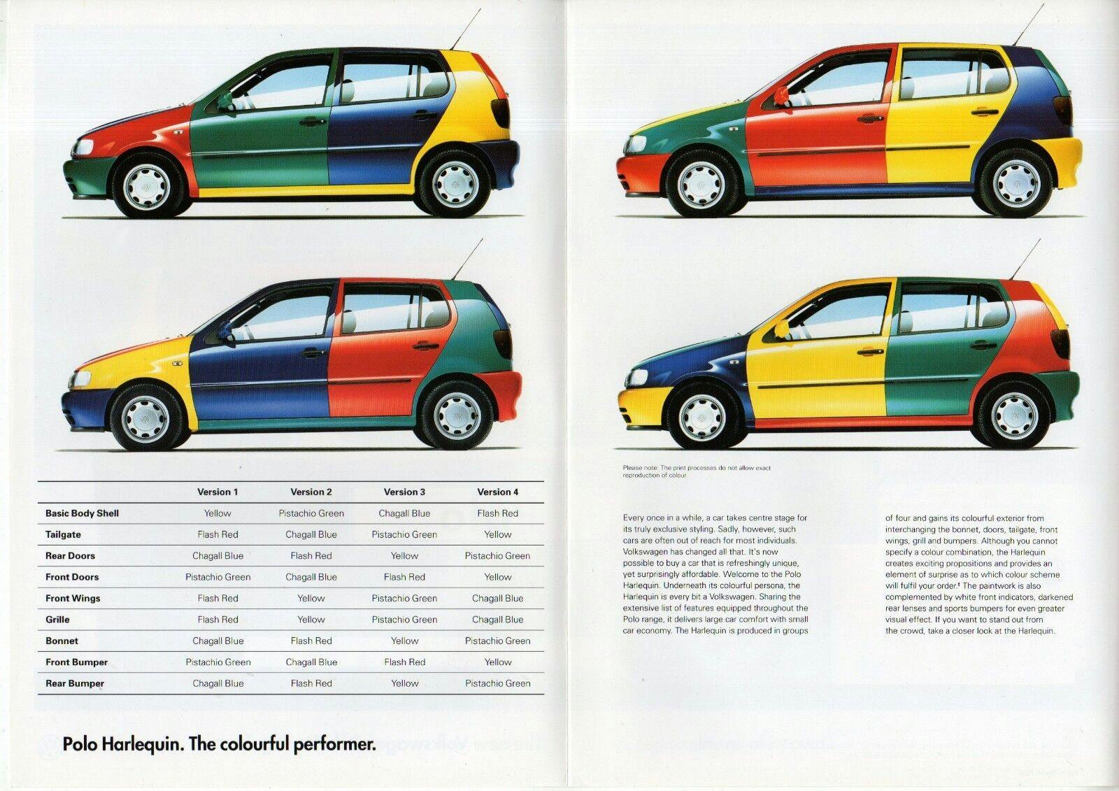 Volkswagen Polo Harlequin brochure