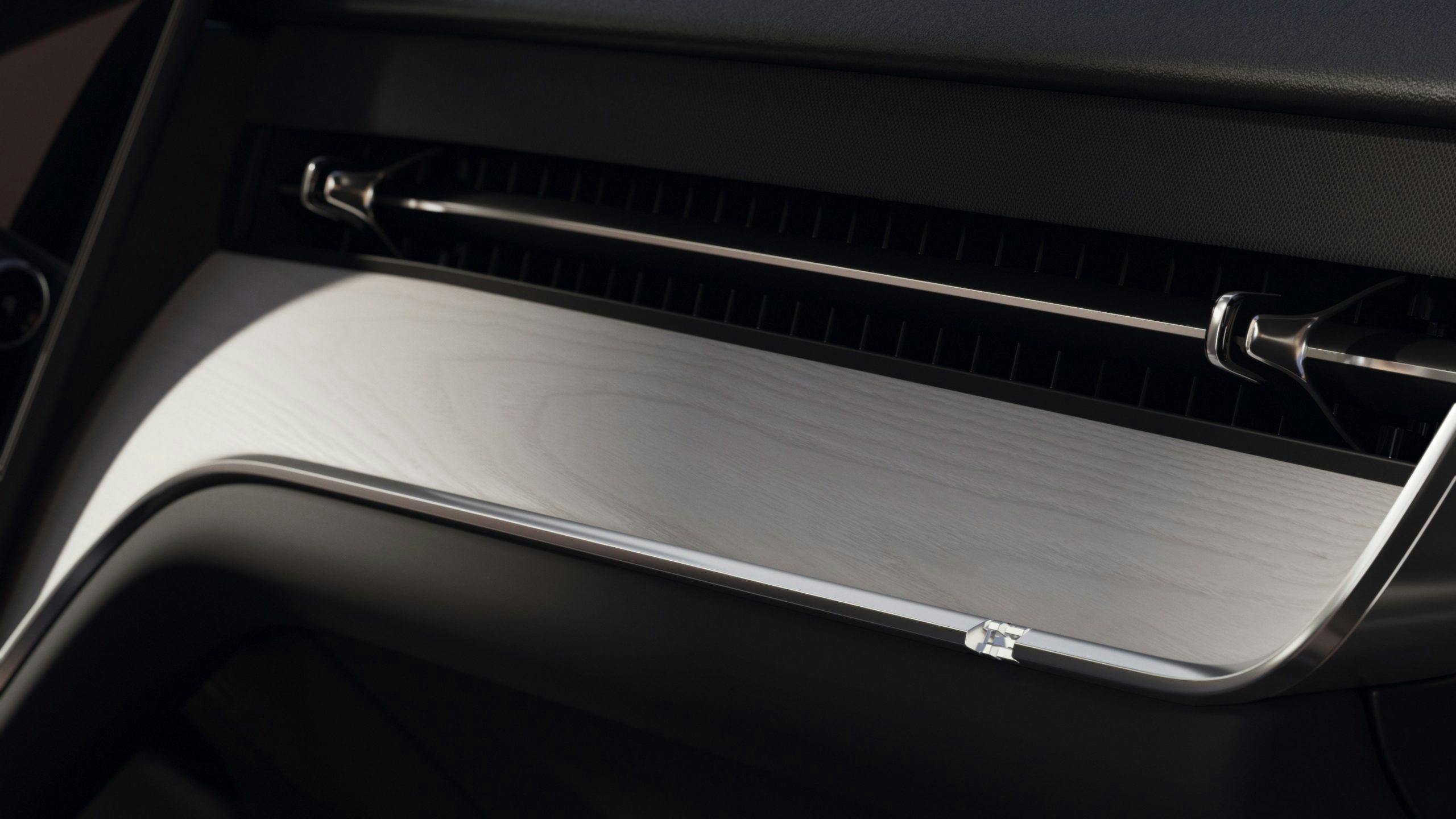 Volvo EX90 dashboard detail