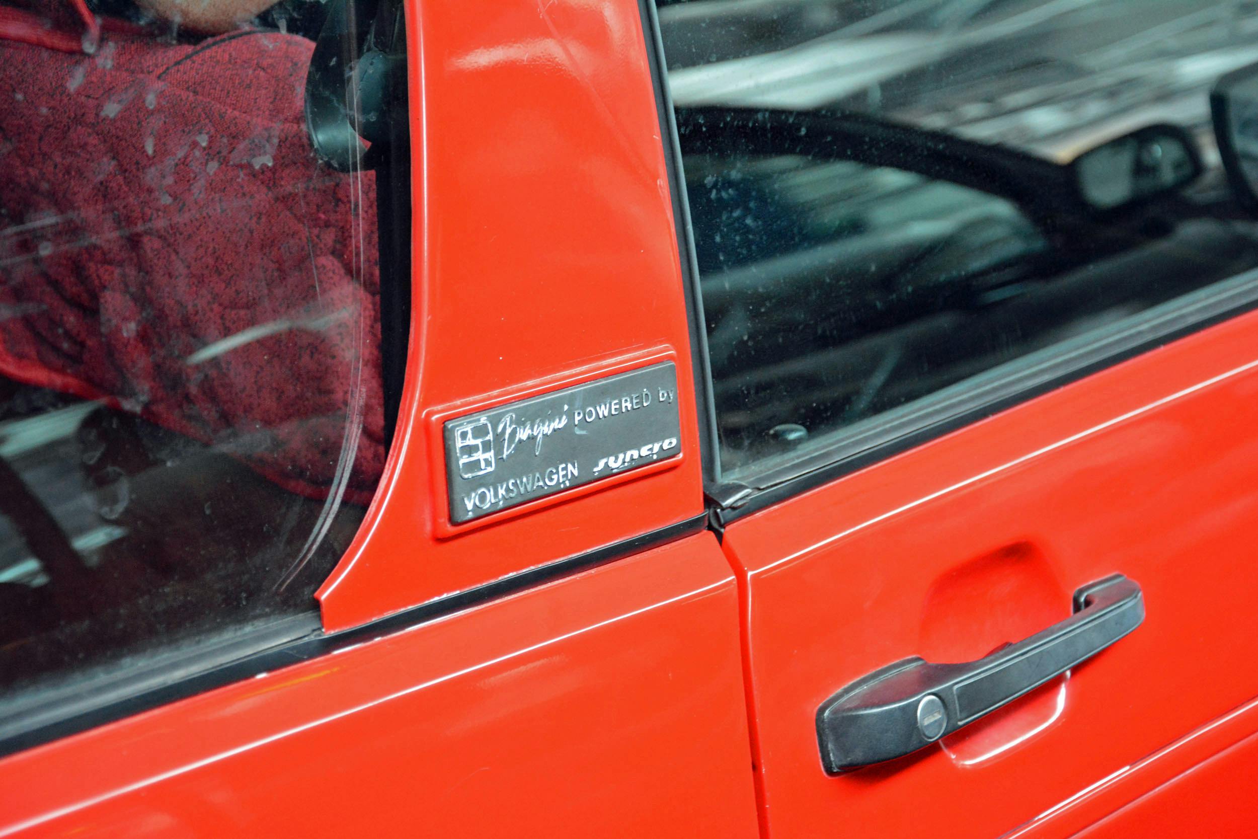 Biagini Passo VW-based 4x4 door badge