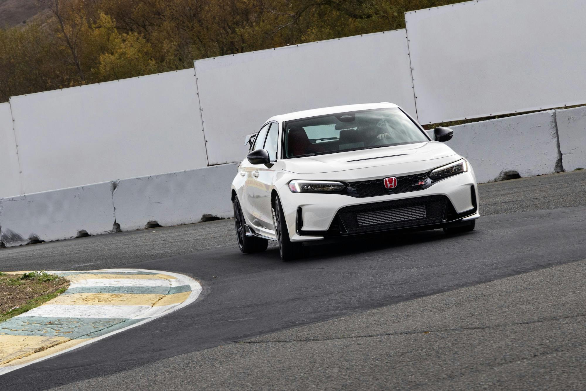 2023 Civic Type R front three-quarter track action