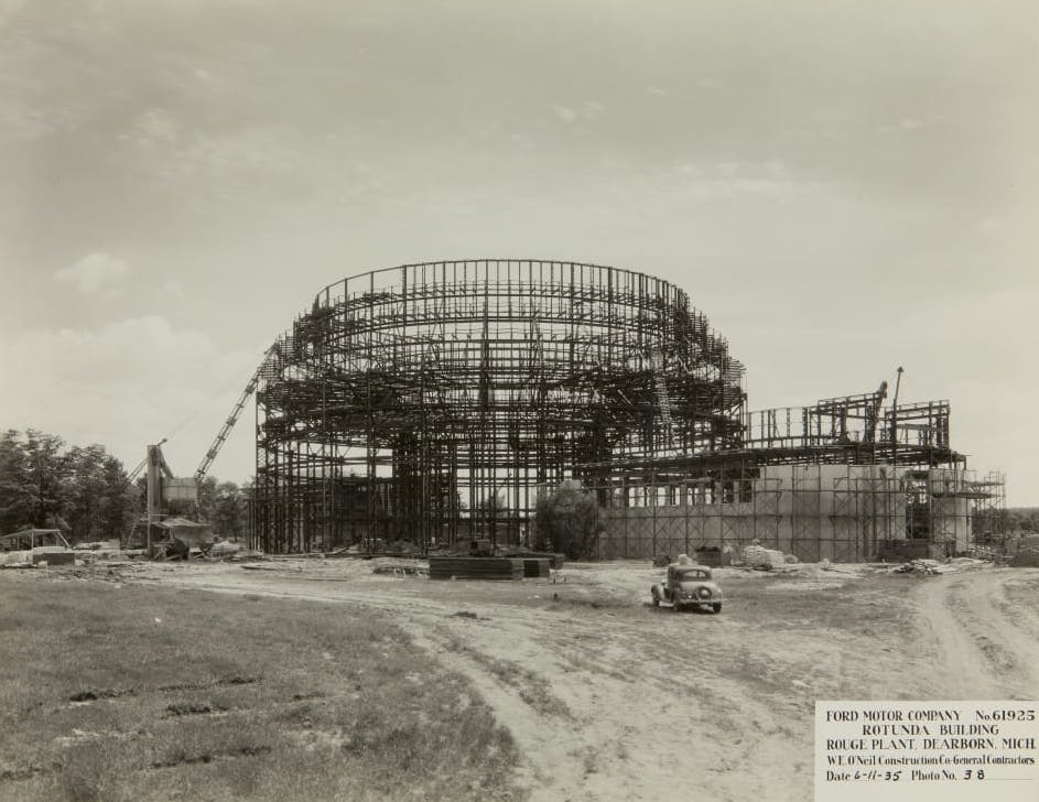 Ford Rotunda construction