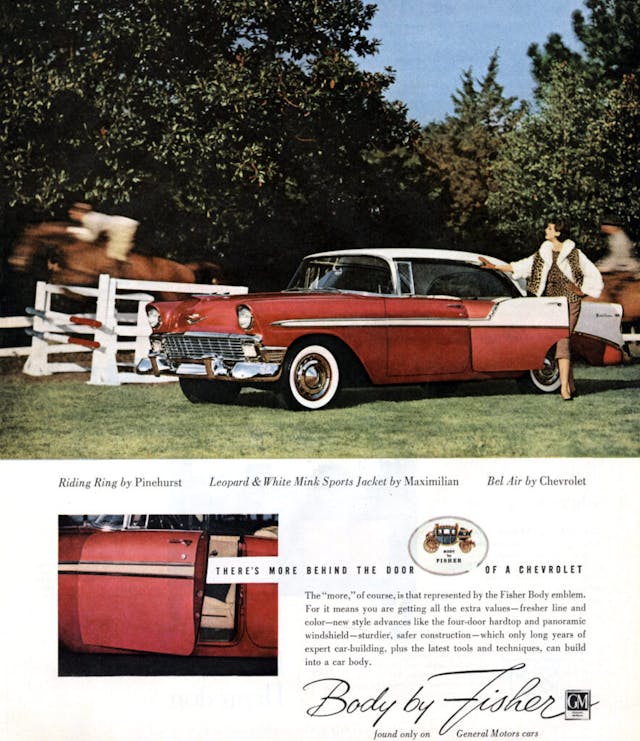 1956 Chevrolet Bel Air ad
