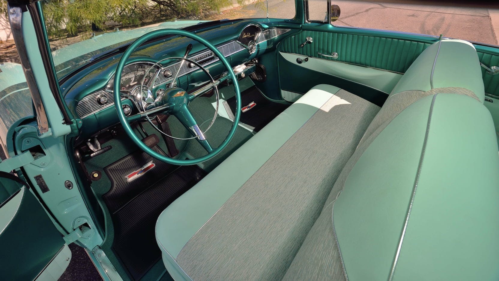 1956 Chevrolet Bel Air Sedan interior