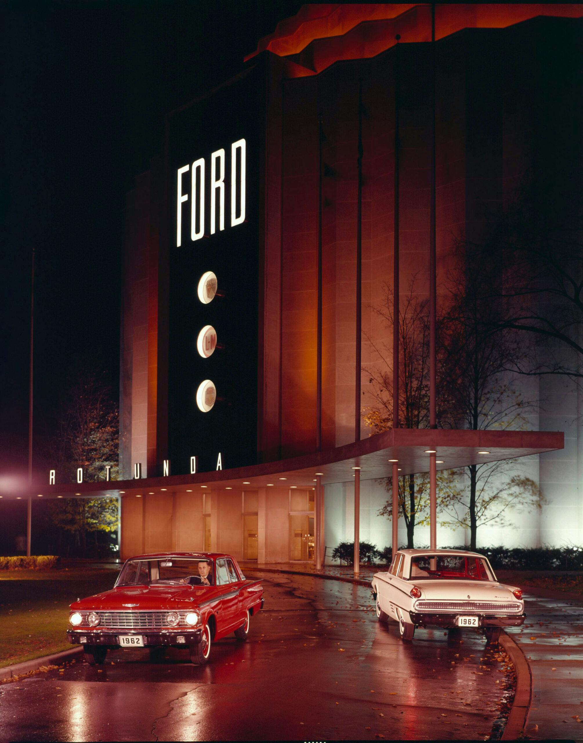 1961 Ford Rotunda exterior with Fairlane and Meteor
