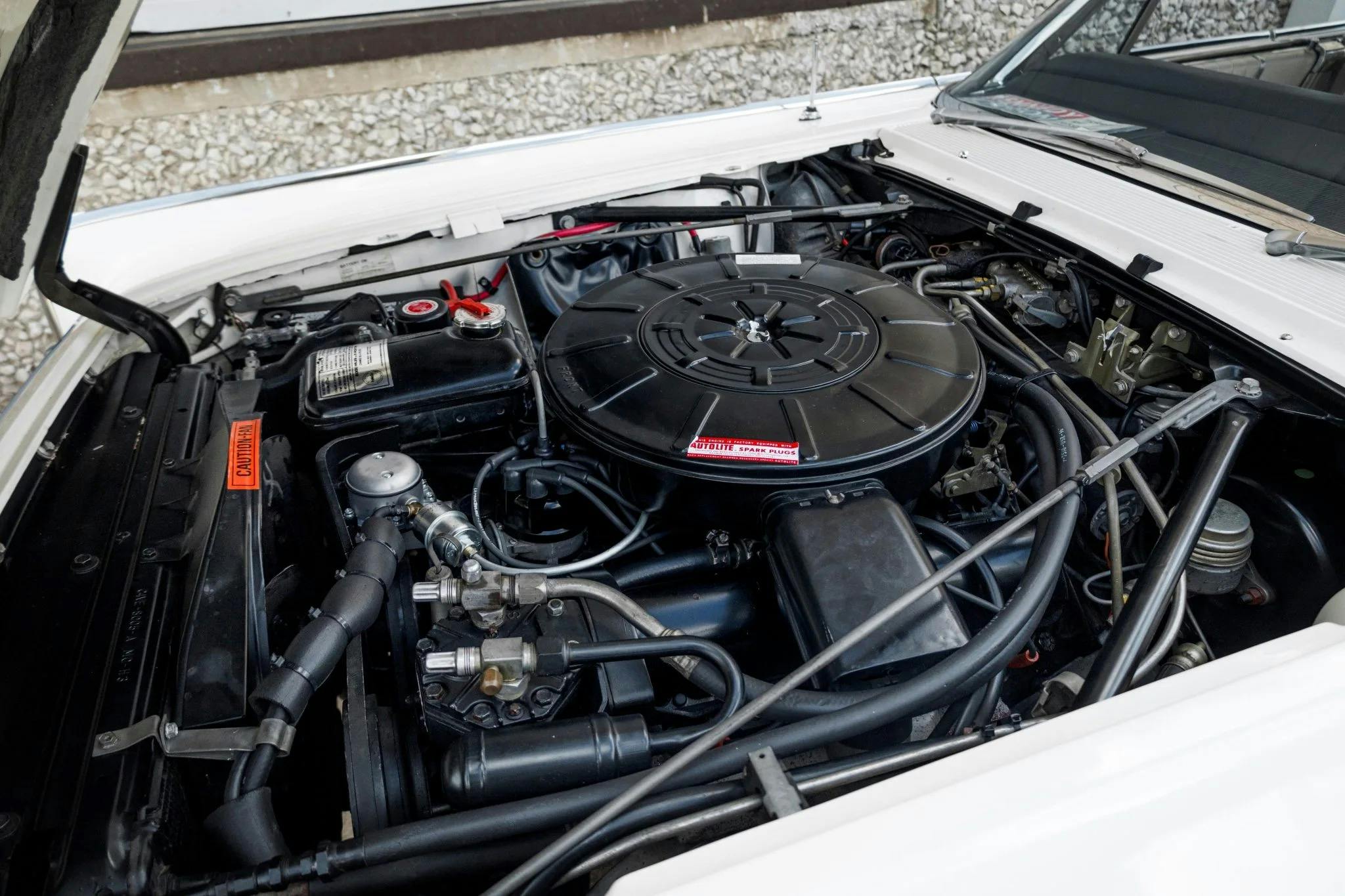 1965 Lyndon Johnson Lincoln Continental engine