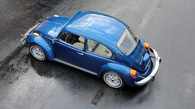 1977 VW Beetle high angle rear