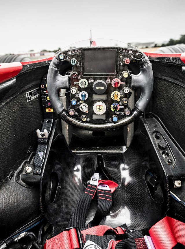 2003 Schumacher F1 Ferrari cockpit