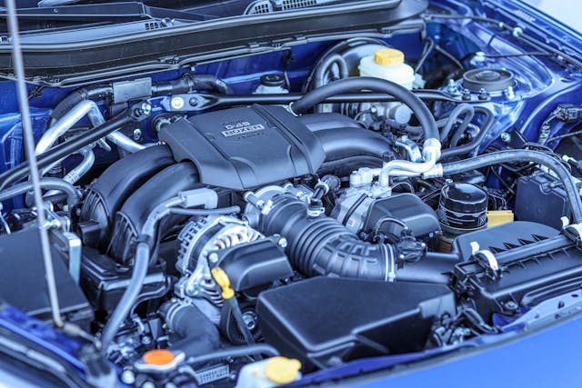 2022 Subaru BRZ engine bay