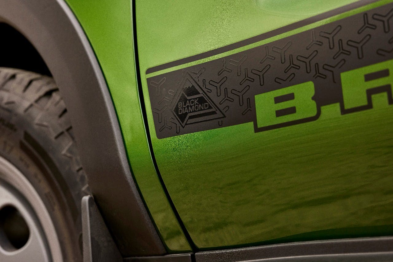 2023 Bronco Sport Black Diamond Off-Road Package exterior decal detail
