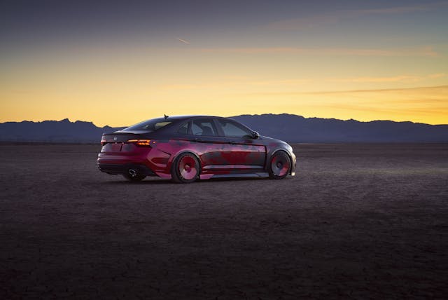 2022 VW SEMA GLI rear three-quarter