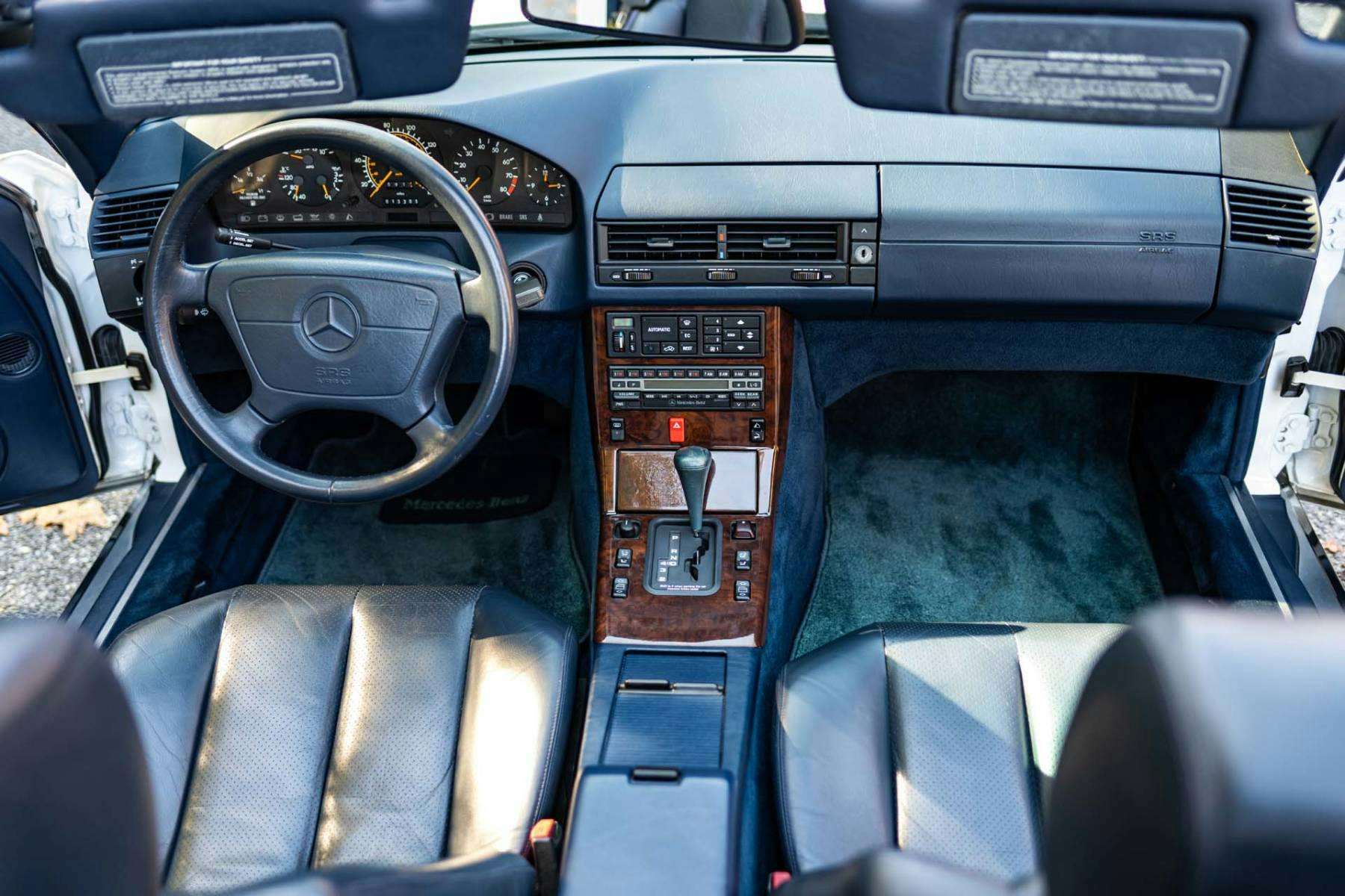 1992 Mercedes 300SL front seat
