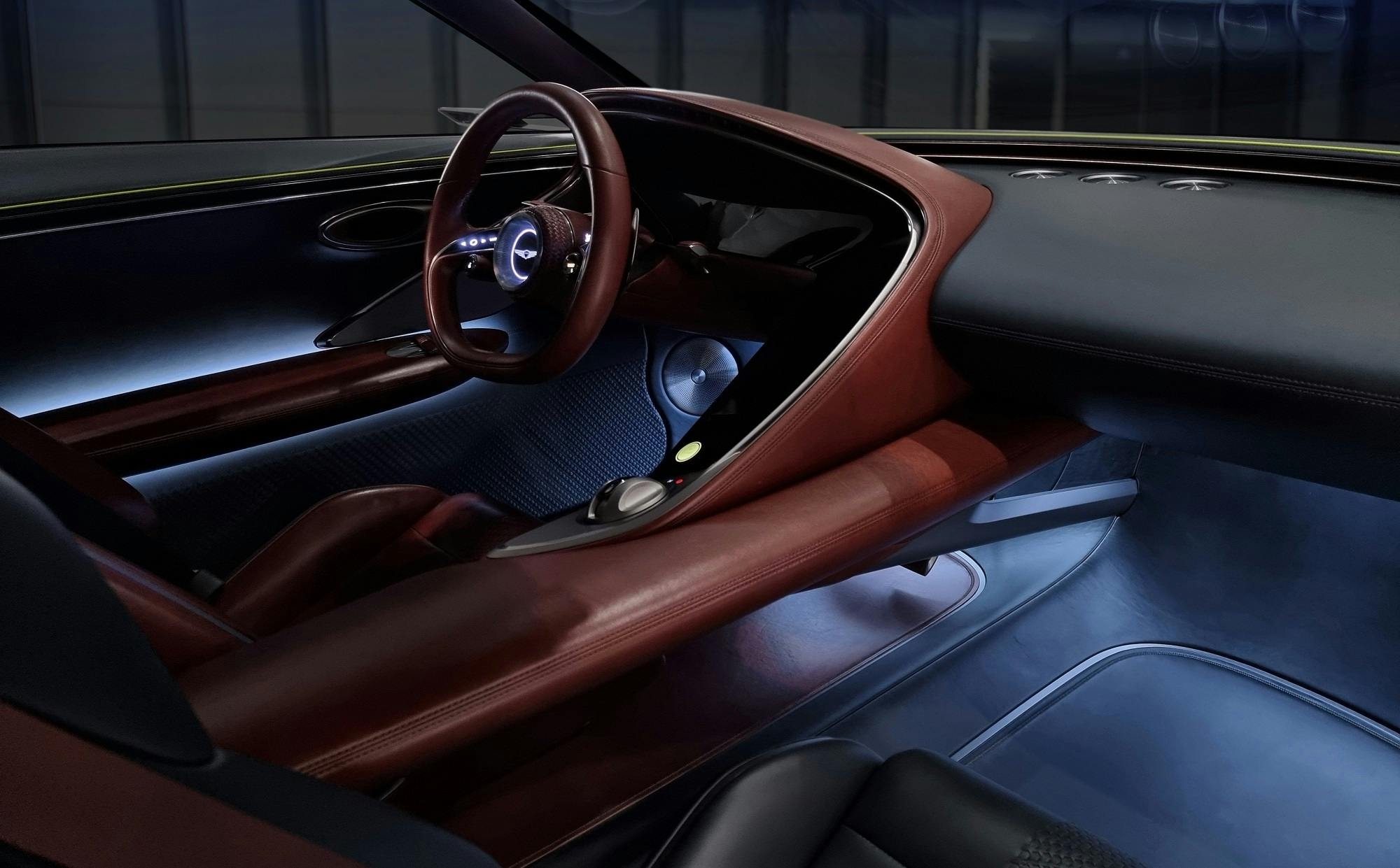 2021 Genesis X Concept coupe interior