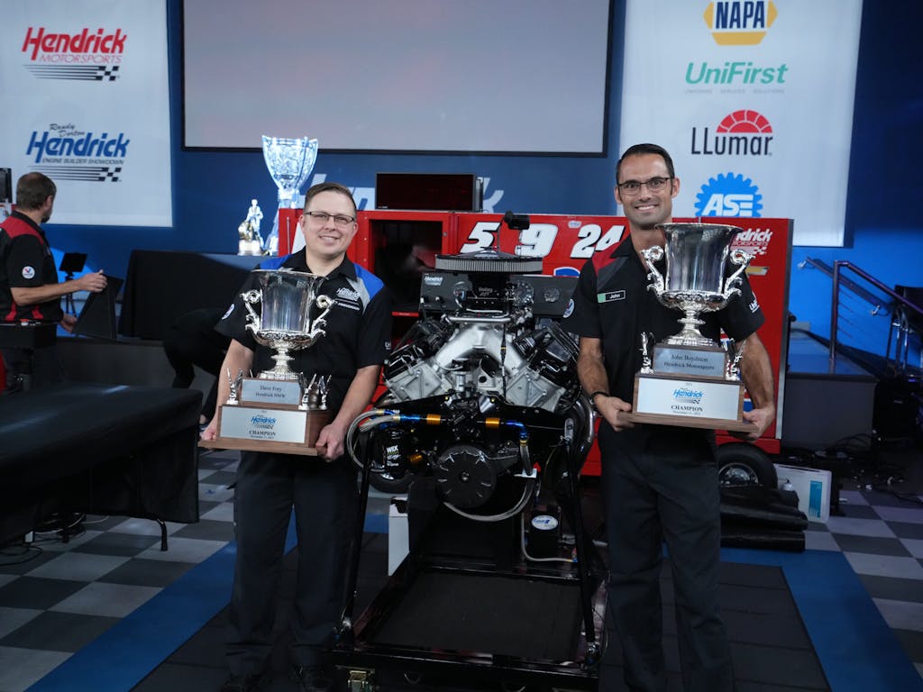 Duo wins Randy Dorton Hendrick Engine Builder Showdown with record