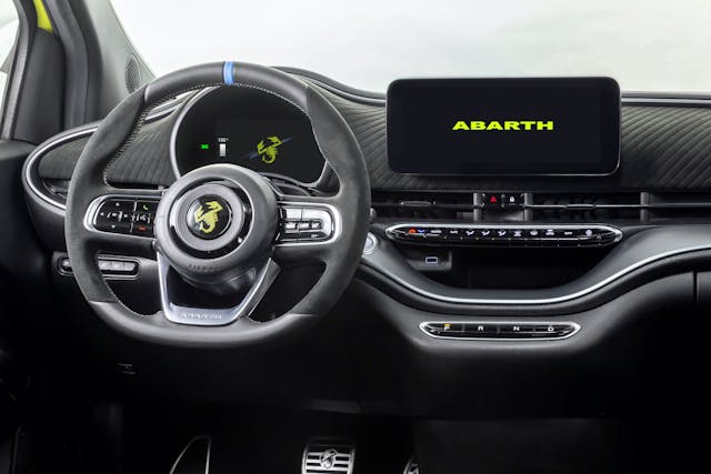 Abarth 500e interior