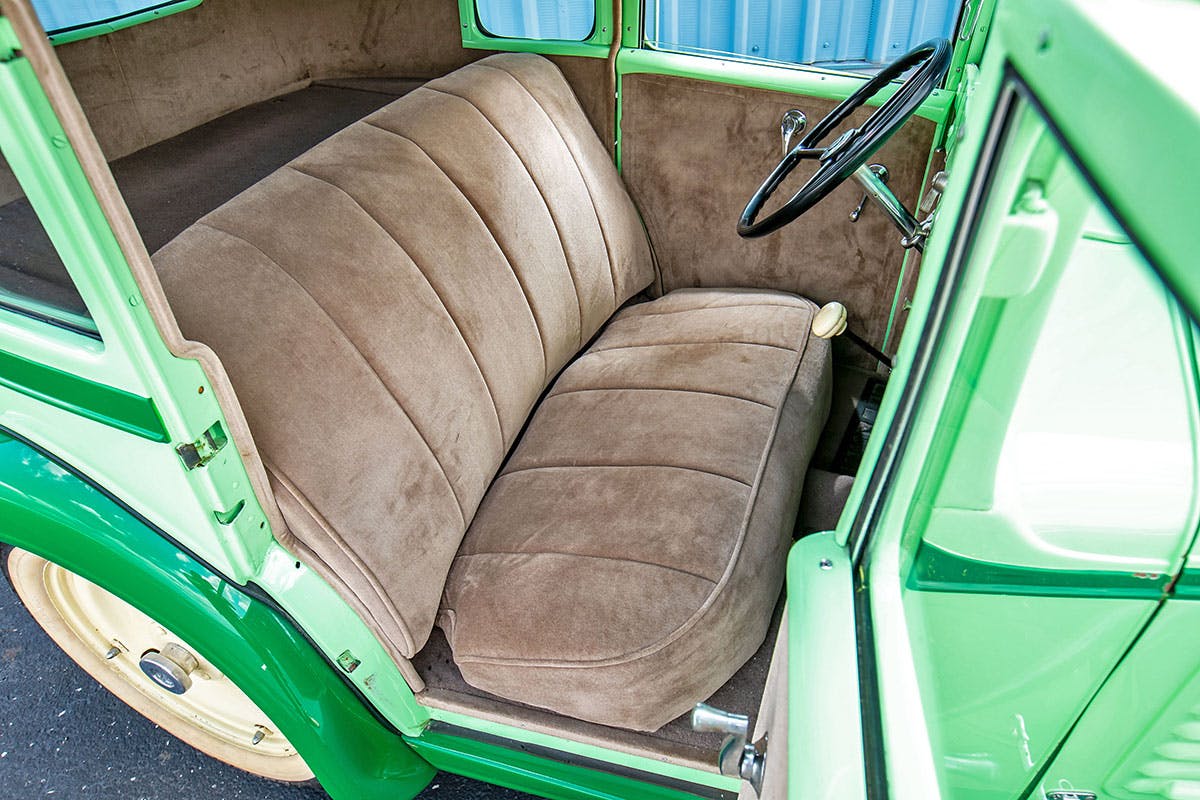 1931 American Austin Coupe interior seat