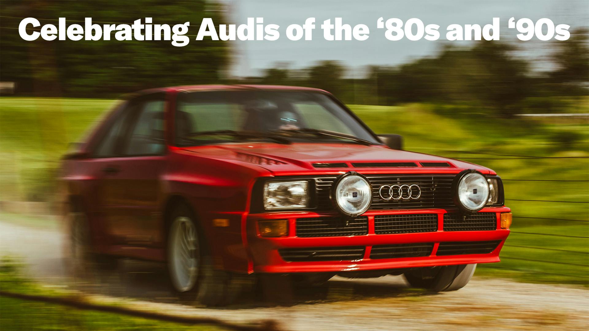 Celebrating Audis of the ‘80s and ‘90s