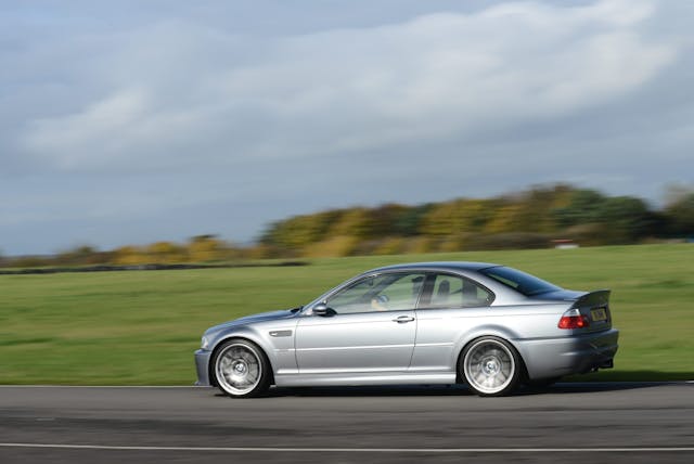 BMW M3 CSL side action