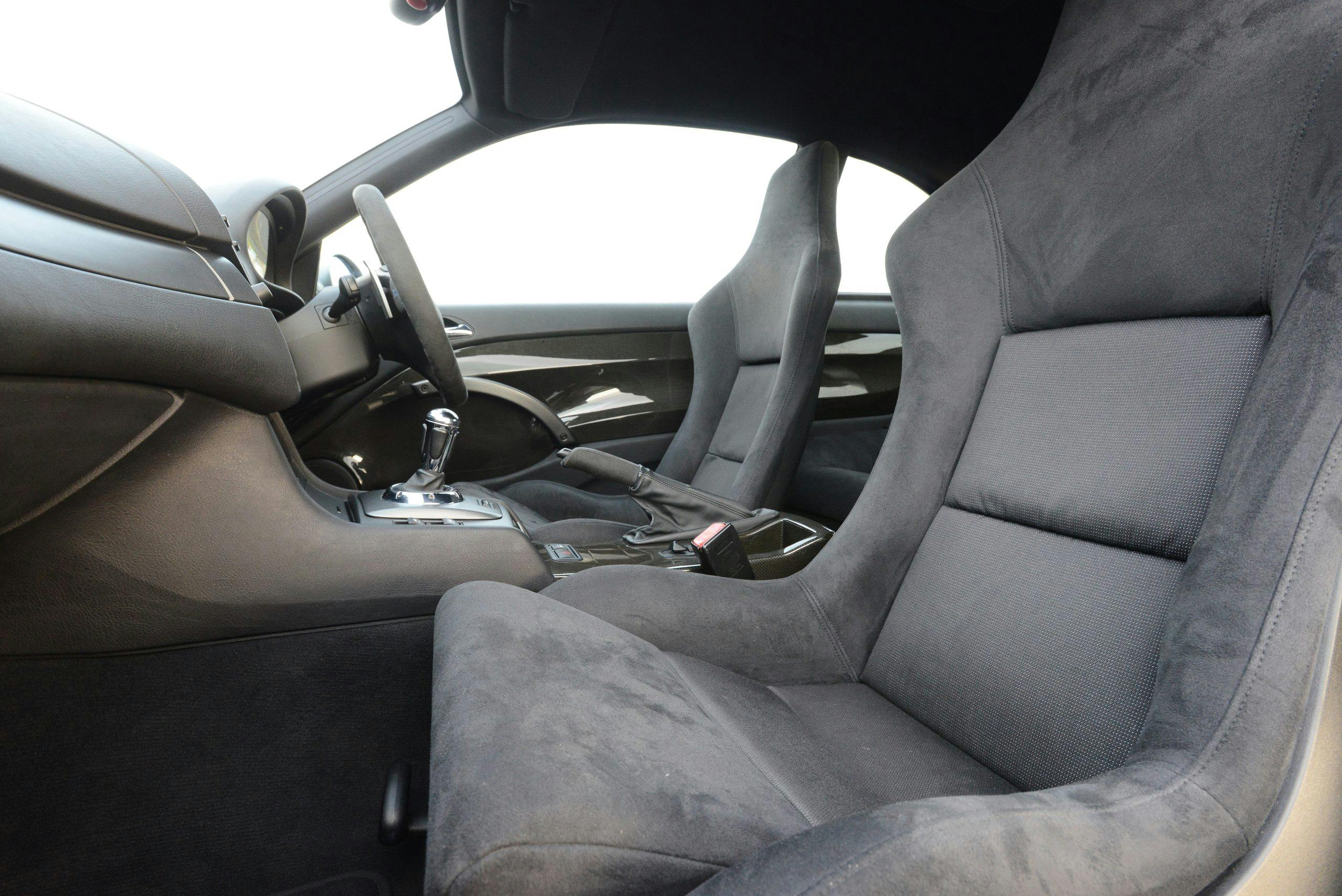 BMW M3 CSL interior front seats