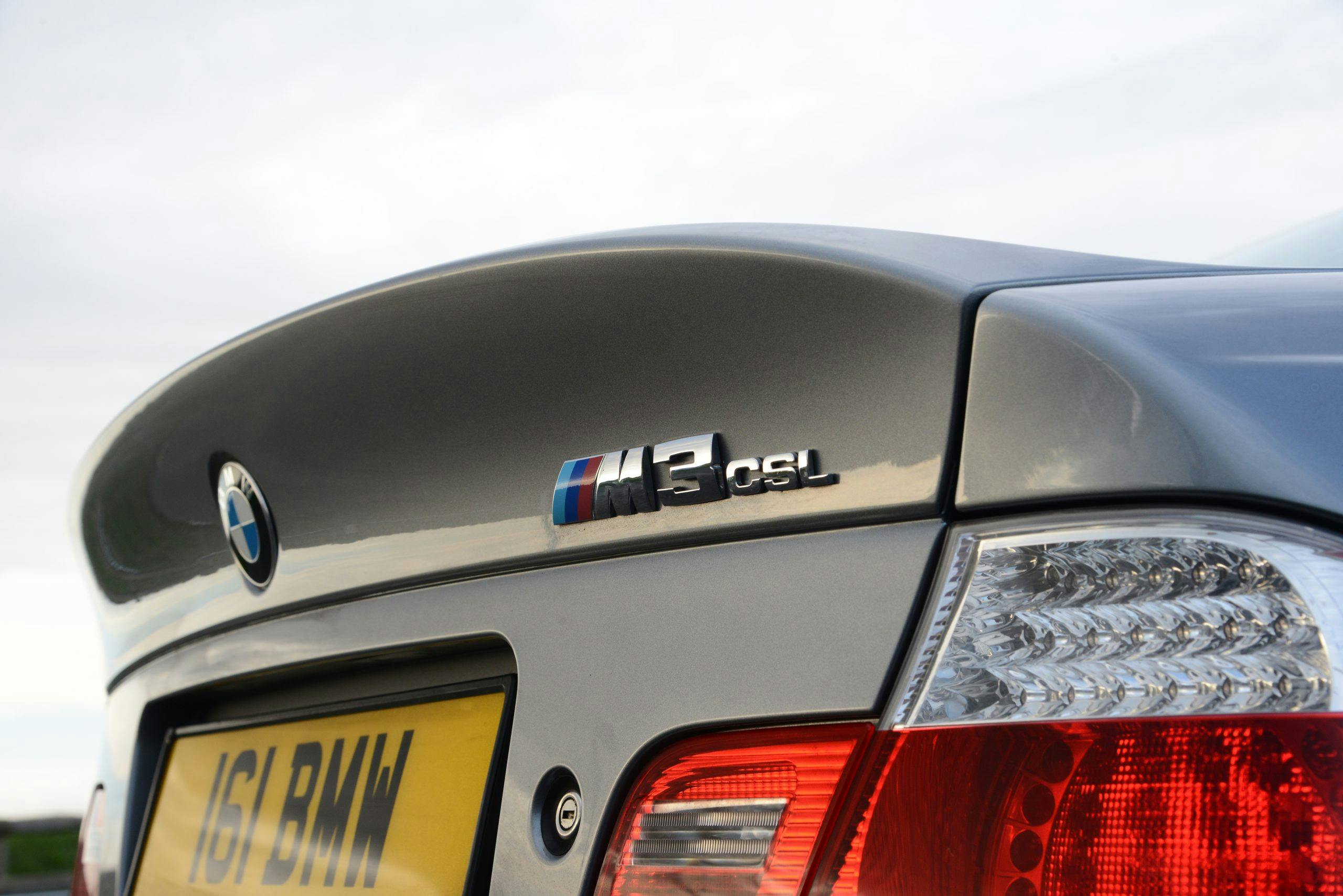 BMW M3 CSL rear lid