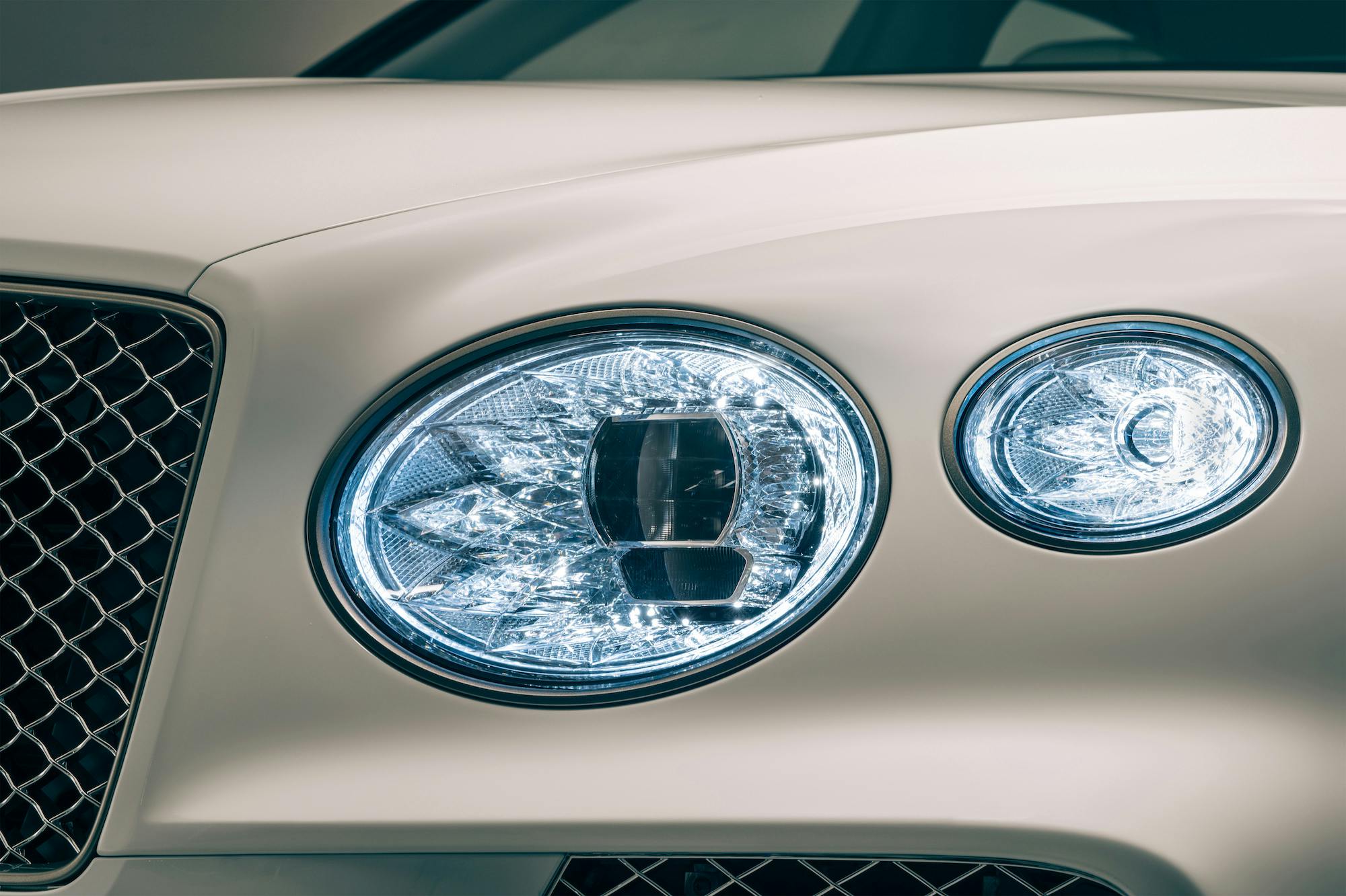 Bentley Bentayga Odyssean headlight detail