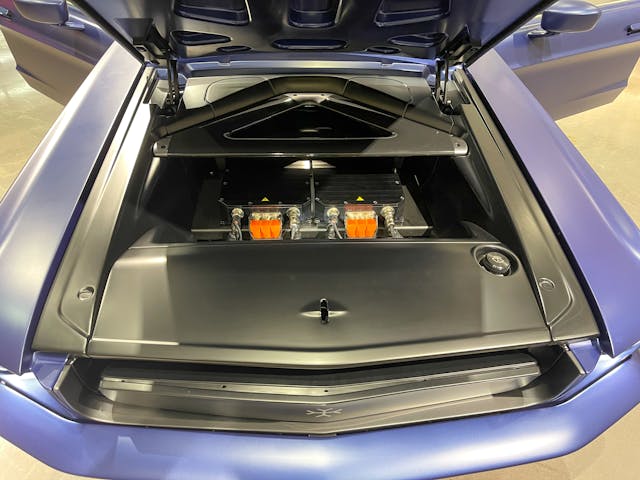 charge cars mustang 67 motors hood