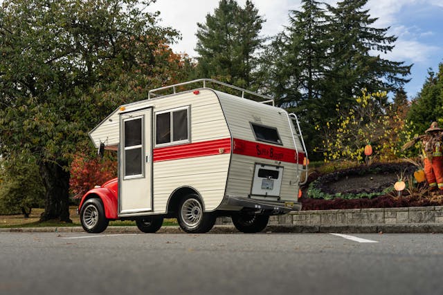 Super Bugger VW camper rear three quarter