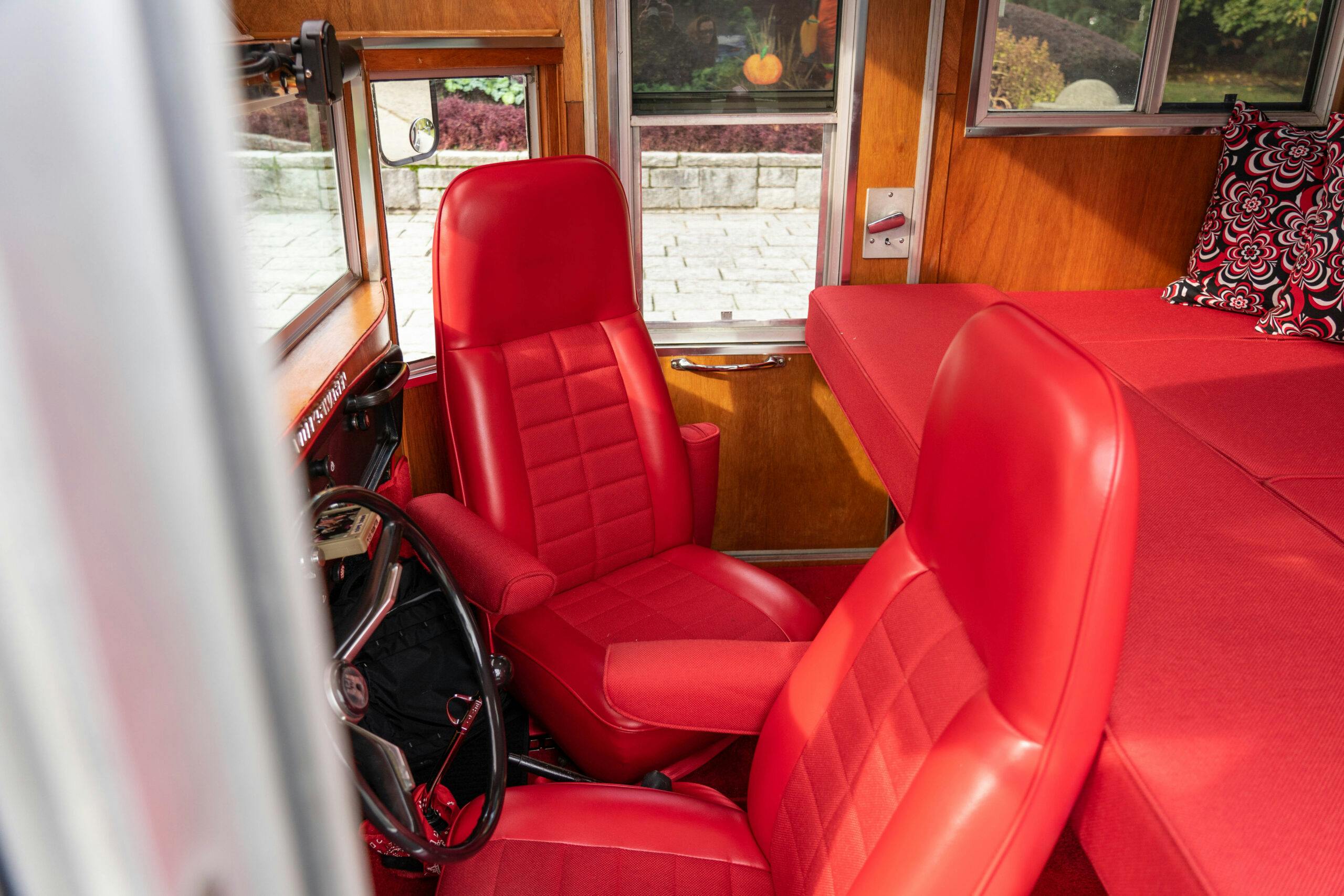 Super Bugger VW camper interior front swivel seat