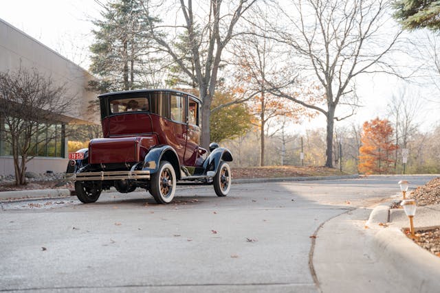 ONE 1922 Detroit Electric rear three-quarter