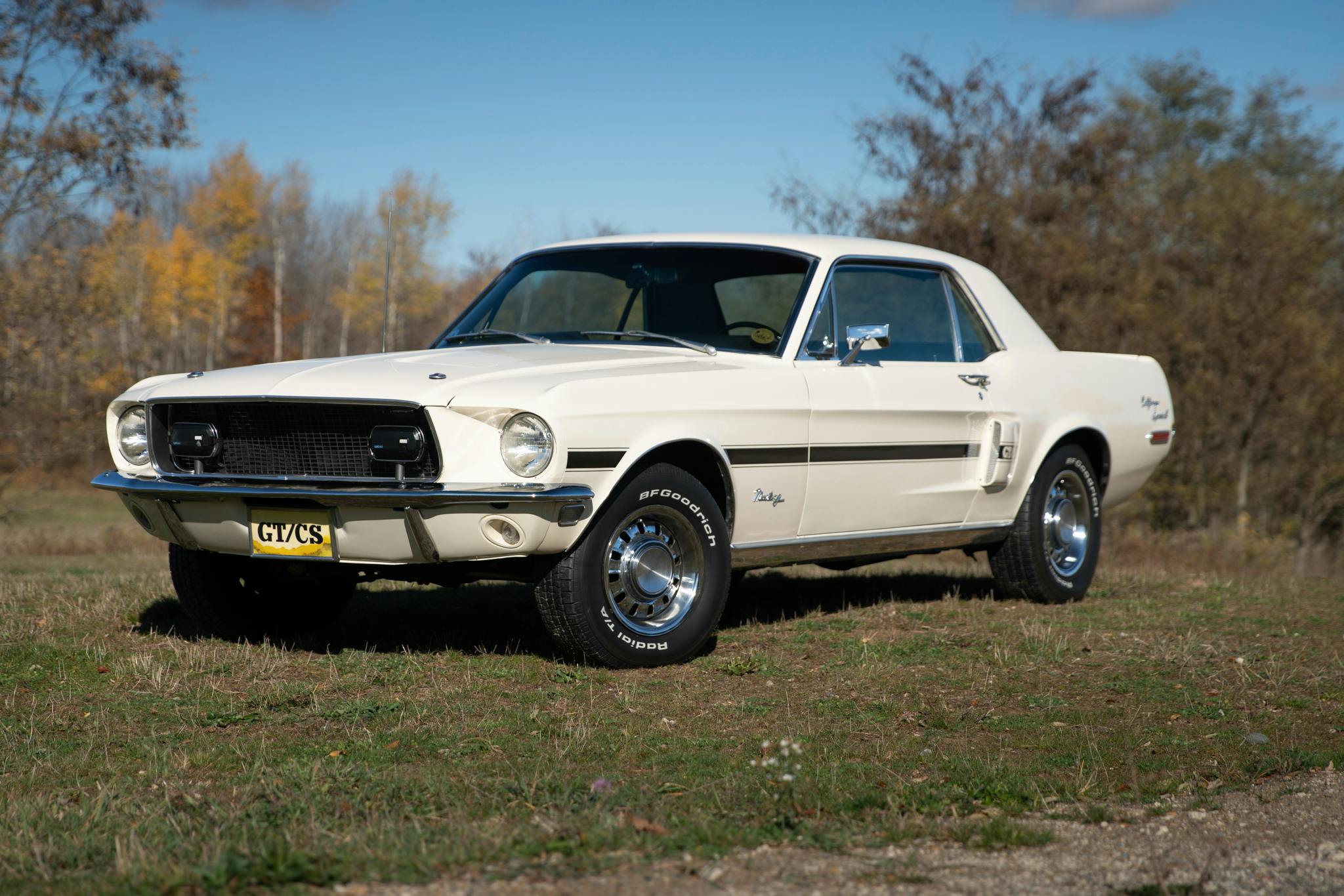1968 Ford Mustang GT/CS California Special front three-quarter