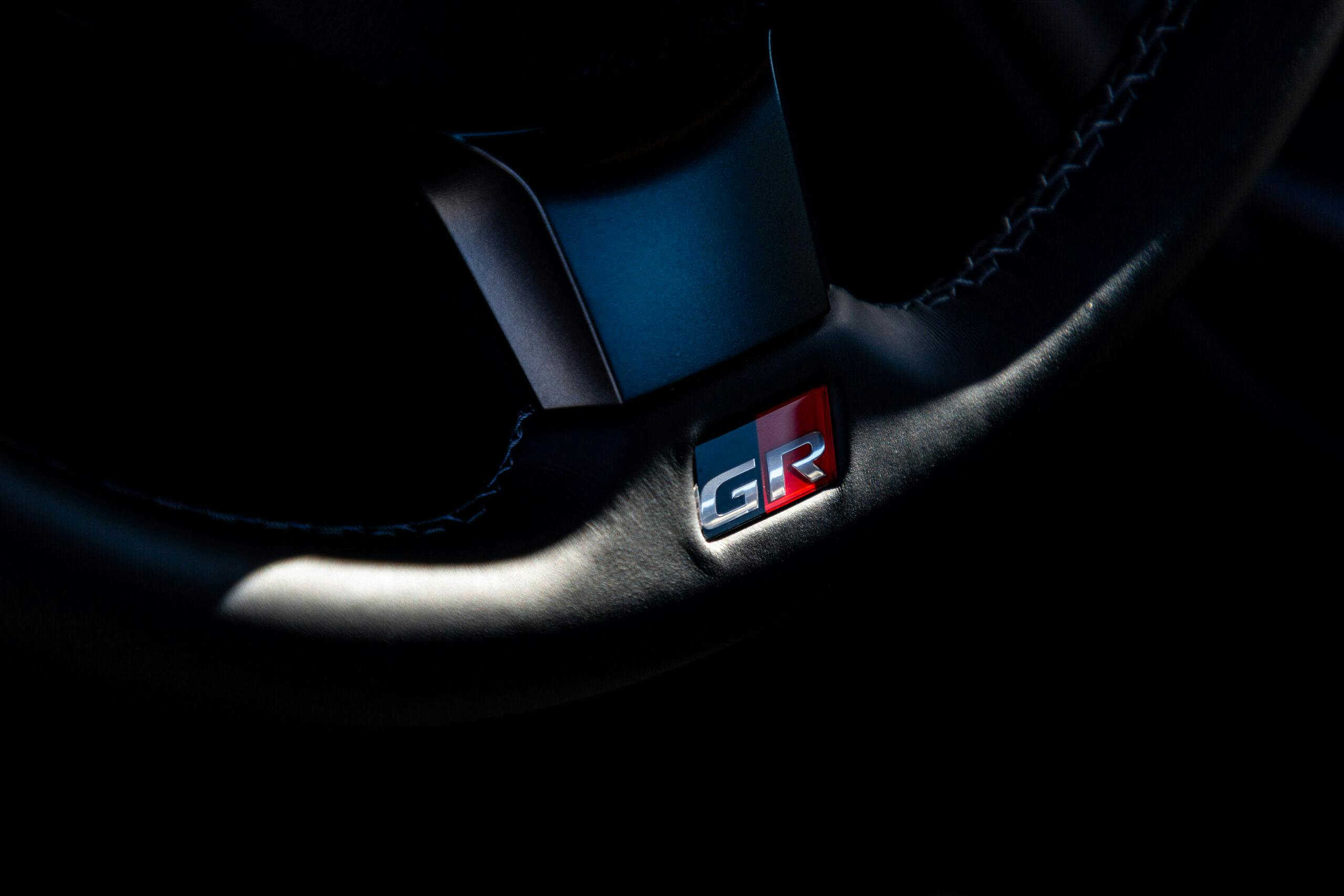 2022 Toyota 86 GR steering wheel detail