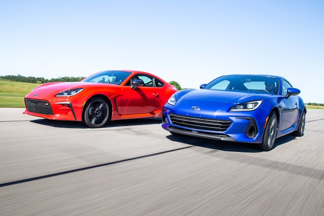 2022 Subaru BRZ and Toyota 86