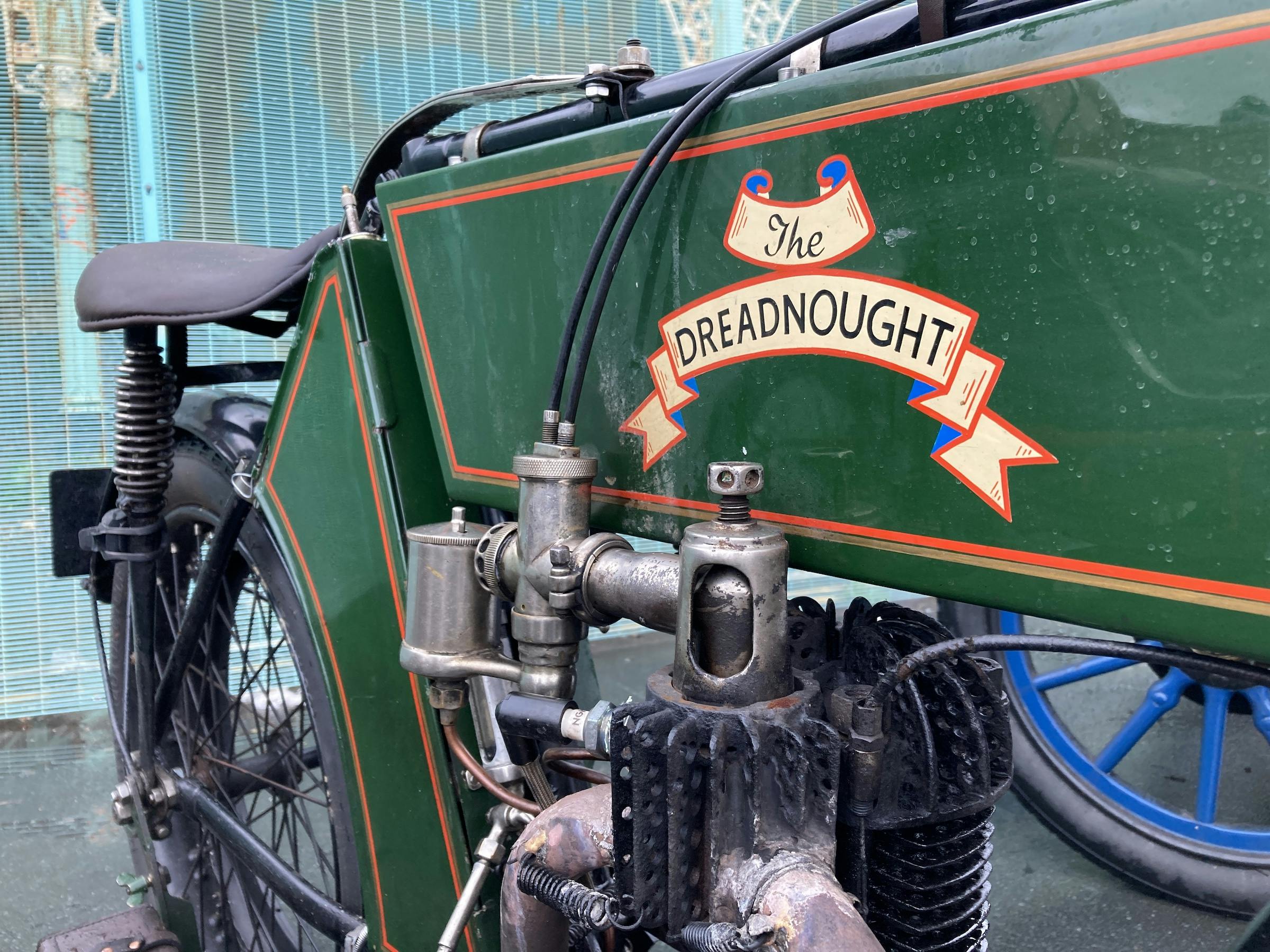 1904 Dreadnought motorbike paint work body decal