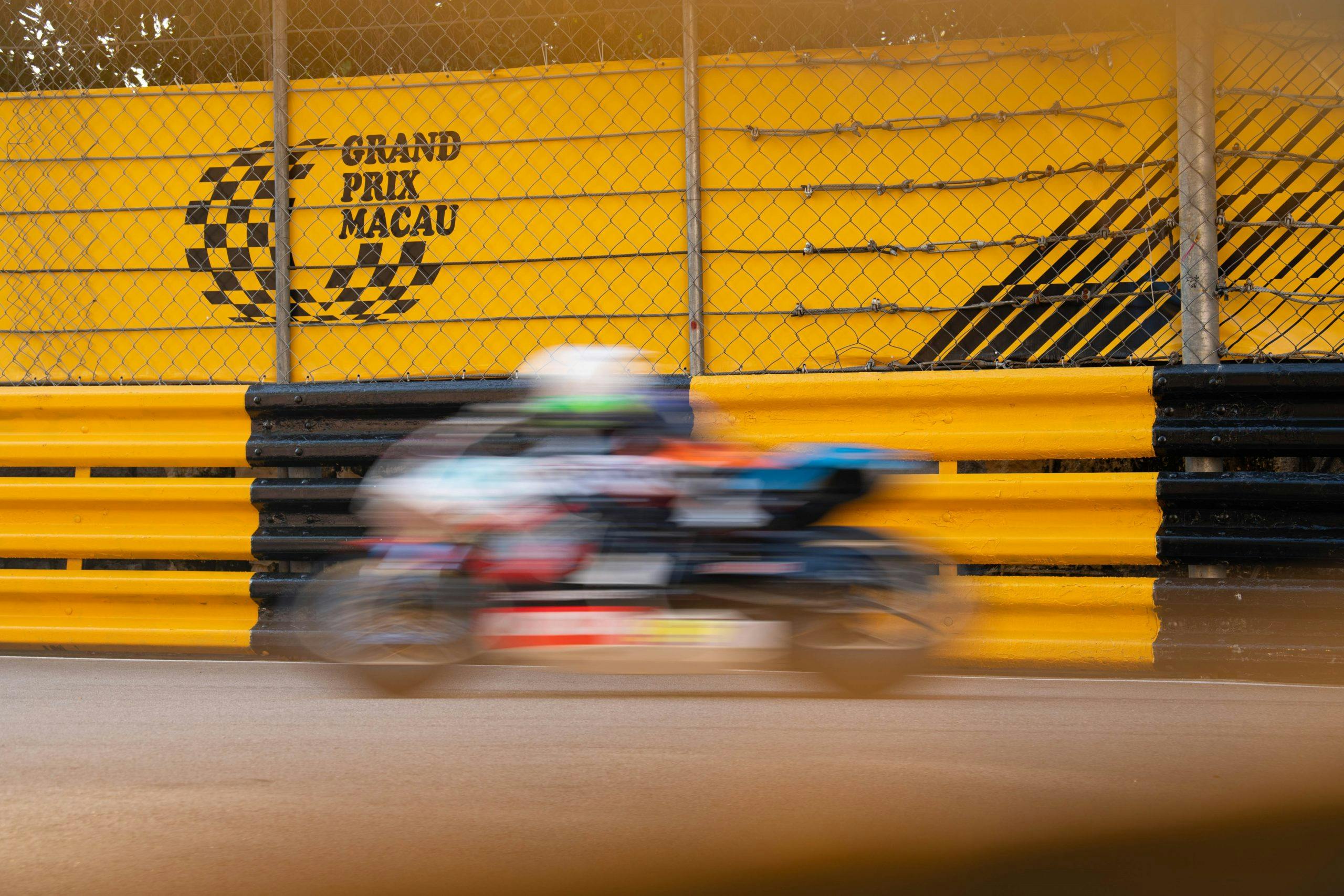 54th Macao Motorcycle Grand Prix practice session pan