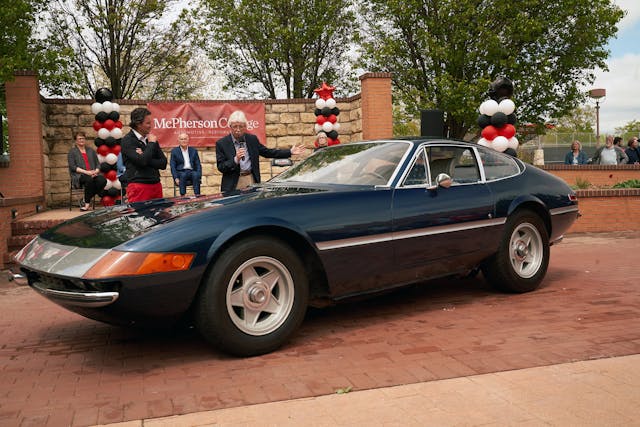 Mcpherson College Ferrari Daytona announcement